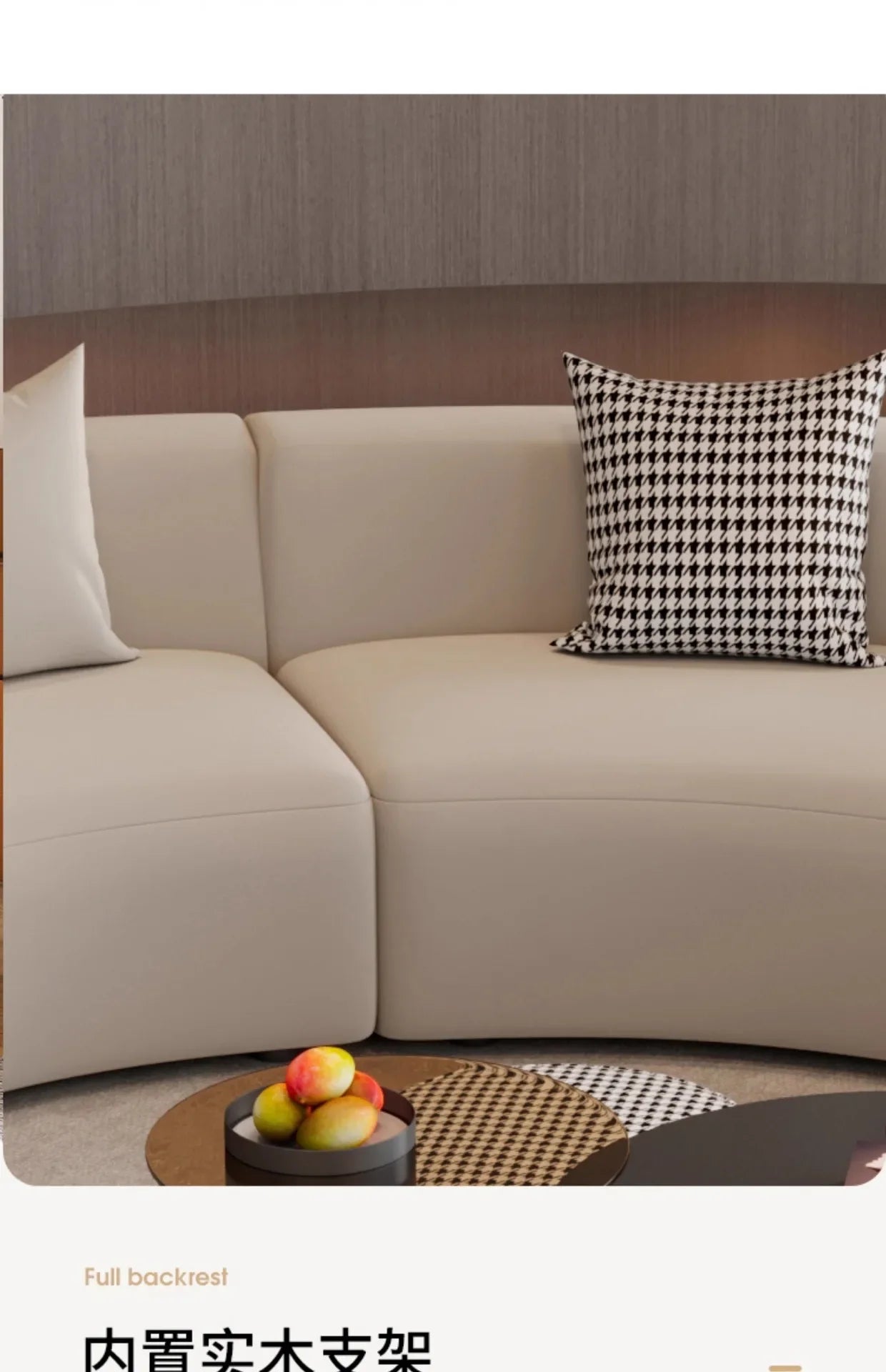 Hotel lobby sofa coffee table combination sales office negotiation rest area reception beauty salon club corner arc