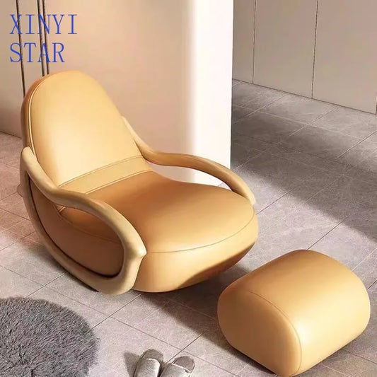 Solid wood rocking chair sofa recliner