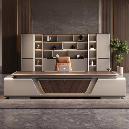 Multi-functional design Boss CEO Desk High end modern luxury Computer desk office table escritorios de computadora furniture