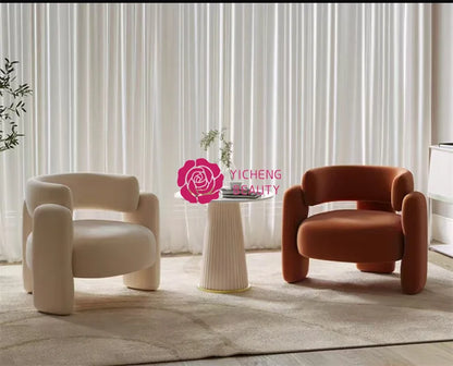 Beauty Wholesale Single Sofa Chair Balcony Light Luxury Single Chair From China Supplier Acrylic Chairs