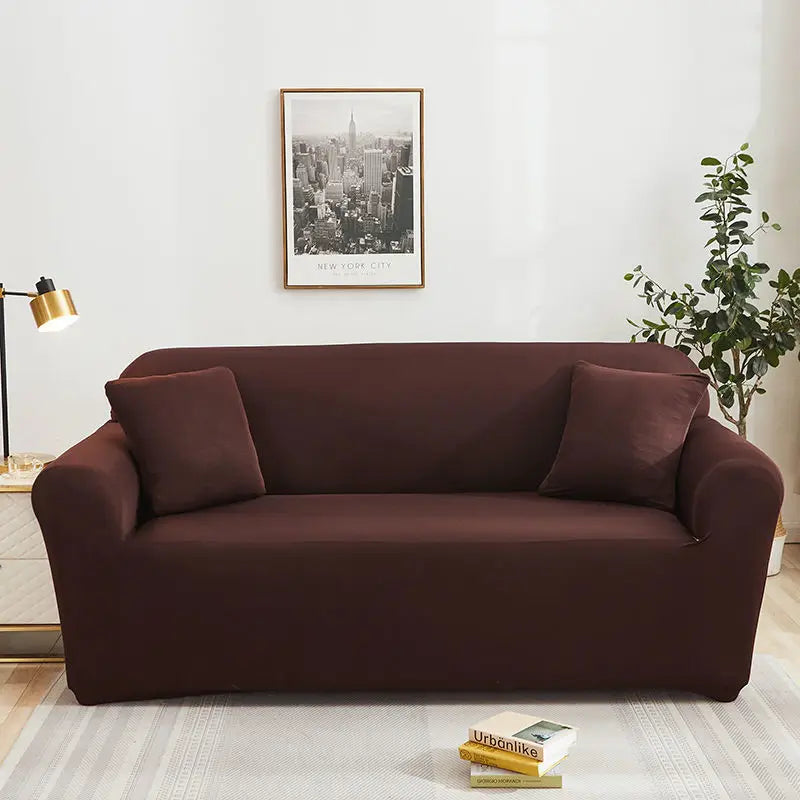 New All-season L-shape Non-slip Elastic Sofa Cover With Patterns, 360 Degree Coverage 1/2/3/4 Seat Sofa Cushion for Living Room