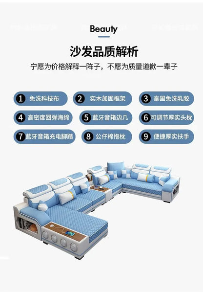 Adults Cushion Sofa Classic Lounge Modern Large Comfortable Sofa Storage Romantic Muebles Para Habitacion Home Furniture