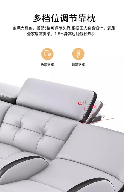 Modern Minimalist Sofa Electric Massage Chiar Floor Multifunctional Corner Sofa Lounges Relaxing Living Room Couch Furniture