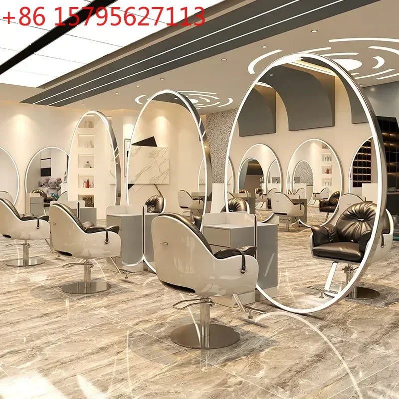 Shampoo Barber Chair Simplicity Wheels Swivel Salon Chair Hair Stylist Facial Sillas Cosmetic Aesthetic Salon Furniture