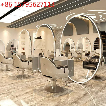 Shampoo Barber Chair Simplicity Wheels Swivel Salon Chair Hair Stylist Facial Sillas Cosmetic Aesthetic Salon Furniture
