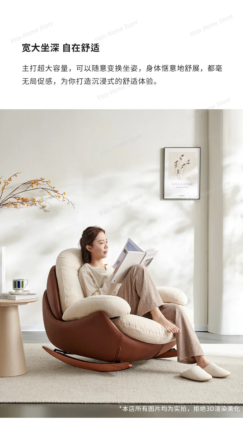 Rocking Lounge Living Room Chairs Gaming Mobile Reading Designer Chairs Luxury Bedroom Comfortable Fauteuil Salon Home Furniture
