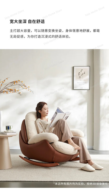 Rocking Lounge Living Room Chairs Gaming Mobile Reading Designer Chairs Luxury Bedroom Comfortable Fauteuil Salon Home Furniture