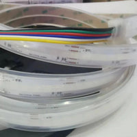 COB RGBCCT Waterproof IP67 DC24V LED Strip Light  84RGB CCT Dotless Flexible FCOB LED Tape Ribbon Lamp for Room Decoratio0LEDs/m