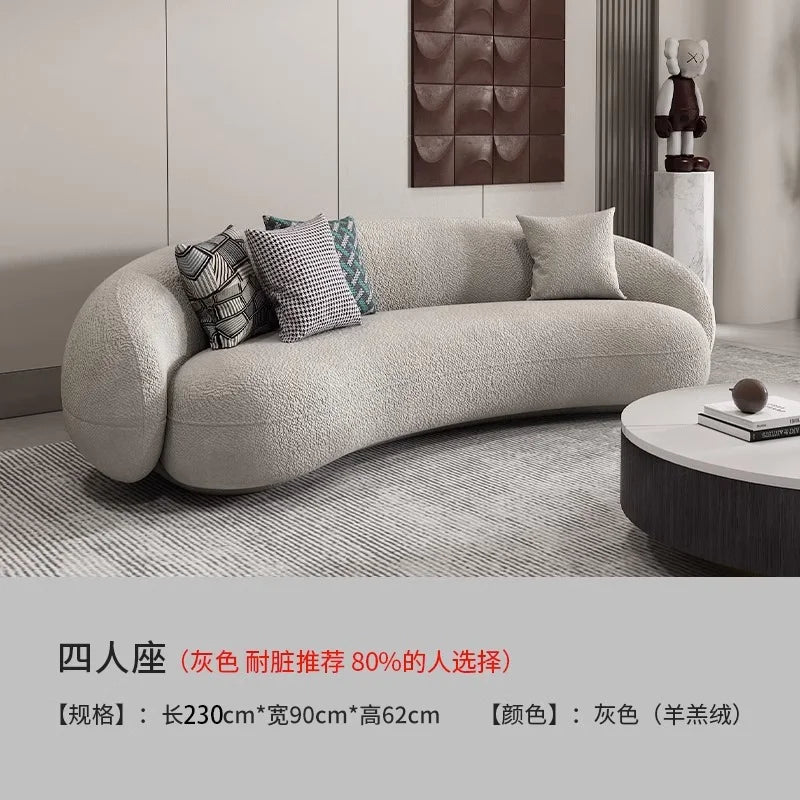 Corner Designer Living Room Sofas White Puffs Cute Relaxing Outdoor Sofa Patio Floor Sofa Garden Air Divano Balcony Furniture