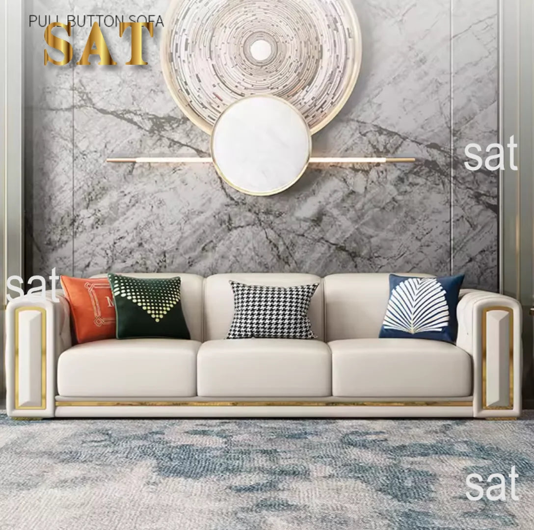 #*s for Living Room Leather Sectional Sofa Set Modern Design Convertible L-Shape Sponge Filling Grey Arm Chairs
