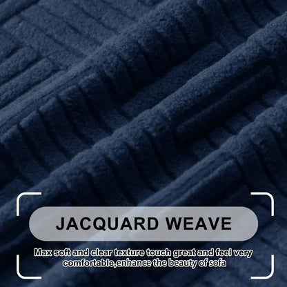 7PCS Jacquard L Shaped Corner Couch Covers Sectional Recliner Sofa Cover Stretch 5 Seater Corner Sofa Slipcover Couch Protector