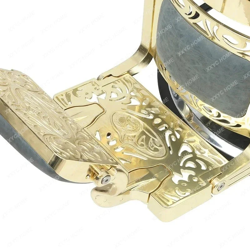 WWAluminum Alloy Frame Haircut Barber Chair Can Be Lifted And Rotated To Put Down The Chair