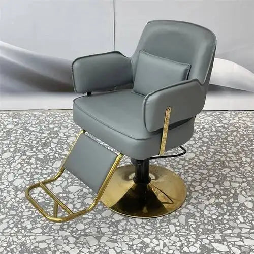 Workshop Tattoo Barber Chair Cosmetic Nail Trolley Workshop Luxury Adjustable Barber Chair Stool Silla De Barbero Home Furniture