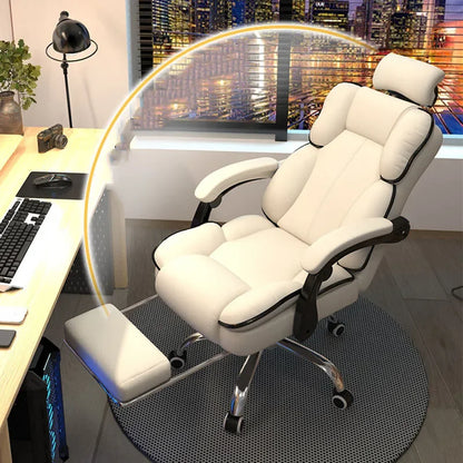 Gaming Chair Reclining Swivel Computer Desk Chair with High Back Support Streamer Live Broadcasting Office Chair for Home