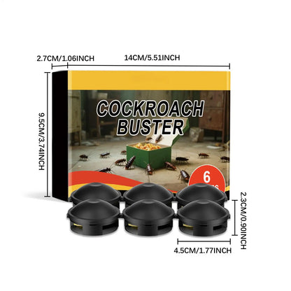Large Roach Bait Cockroach Attractant for Home Noxious Animal Control Supplies for Bathroom Kitchen Backyard Break Room