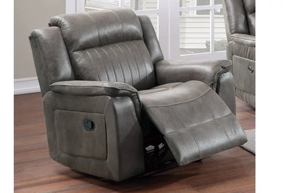 Custom Contemporary 3 2 1 Seat Living Room Furniture Breathable Faux Leather Manual Motion Glider Recliner Sofa Chair