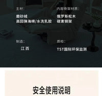 Single Sofa Chair Fabric Leisure Chair Living Room Modern Light Luxury Electric Function Sofa Recliner