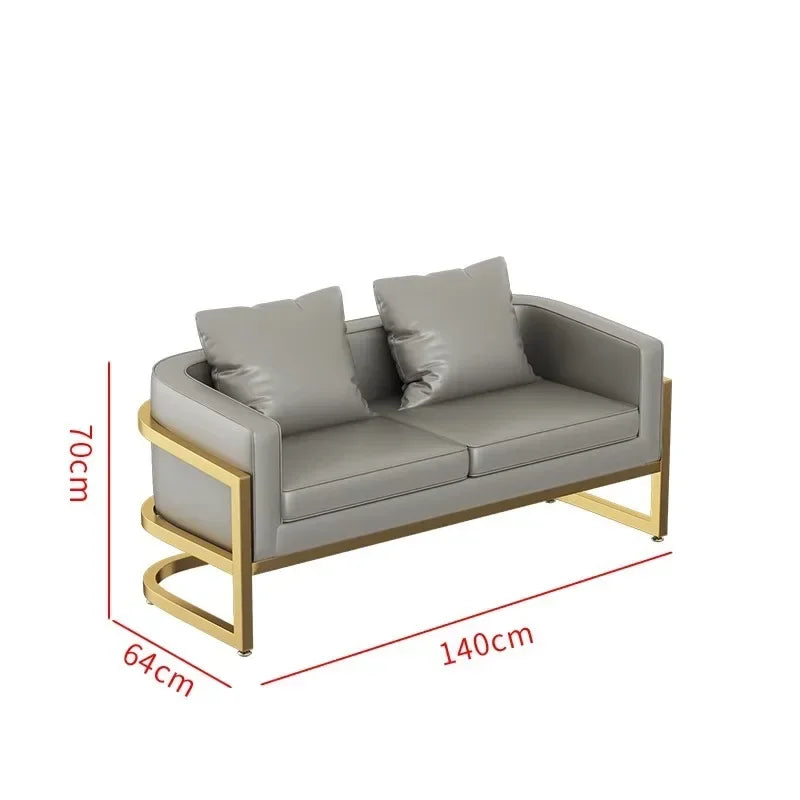 Linlamim Fabric Sofa Set Furniture Living Room Sofa Set with Desk and Stools / Big U Shape Cloth Couch Sofas for Home Furniture