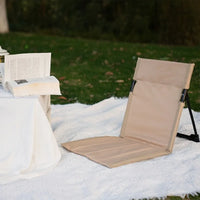 Lightweight & Durable Folding Beach Chair: Easy-to-Carry Aluminum alloy& Oxford Recliner for Adult Camping, Picnic