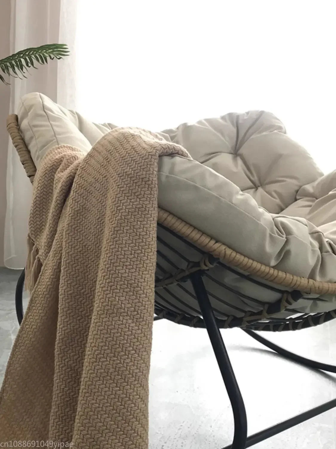 Rocking Chair Rattan Lazy Net Red Sofa Home Living Room