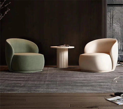 Creative Velvet Living Room Chairs Italian Living Room Furniture Hotel Cafe Leisure Designer Armchair Home Backrest Dining Chair