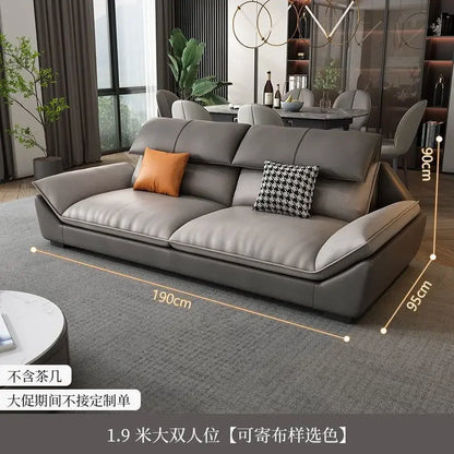 Nordic leave-in light luxury technology cloth sofa modern simple living room fabric latex minimalist sofa