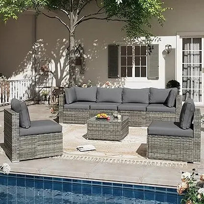 Patio Furniture Set Outdoor Conversation Set Sofa Garden