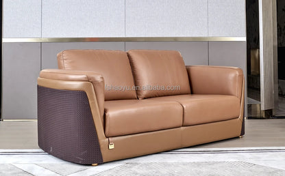 Modern style leather living room sofa lightweight luxury sofa, sub-packaged sofa lounge custom sofa set home furniture