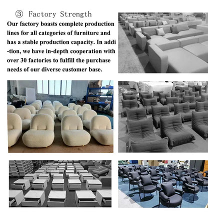 Custom ATUNUS American Thick Striped Corduroy Plush Modular Sectional Sofa Couch Set Compression Fabric Living Room Sofa