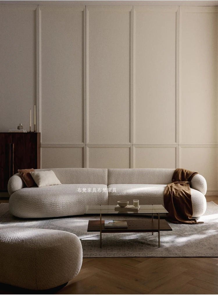 Designer Lounge Living Room Sofas Children Luxury Modern Nordic Sofas Canape Outdoor Curved Wood Divano Lounge Suite Furniture