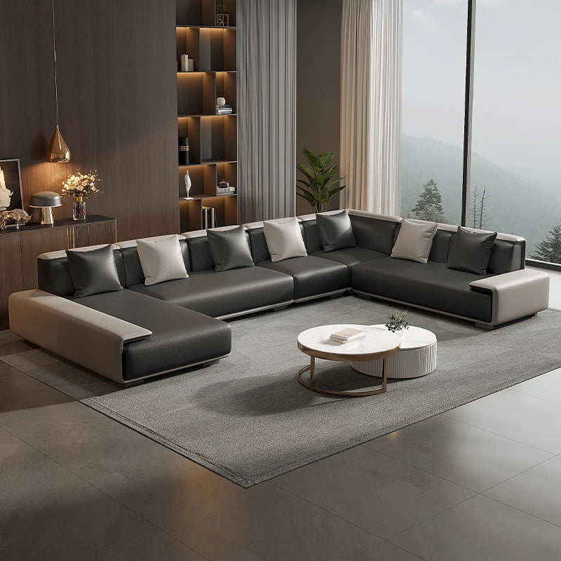 / Customizable Modern Concise Style Office Reception Waiting Sofa Set Leather Reclining Sofa