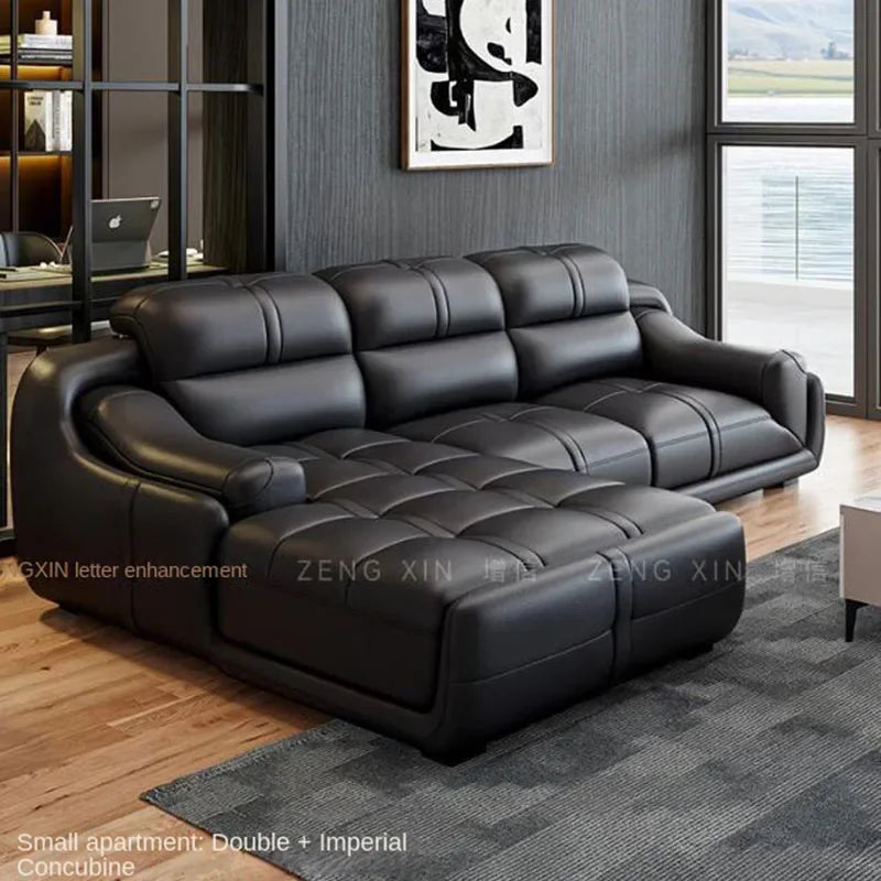 Apartment Design Large Sofas Brown Wood Armrest Designer Modern Nordic Sofas Full Set Luxury Bedroom Muebles Trendy Furniture