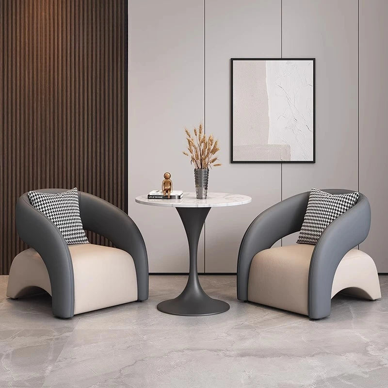 Living Room Chairs Modern Upholstered Armchair Accent Lounge Chair Comfortable Home Furniture Hotel Lobby Reception Salon