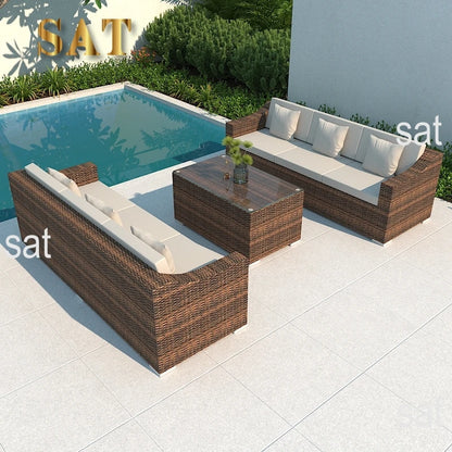 # Rattan Outdoor Wicker Patio Garden Sofa Fancy Sofa and Table Sets