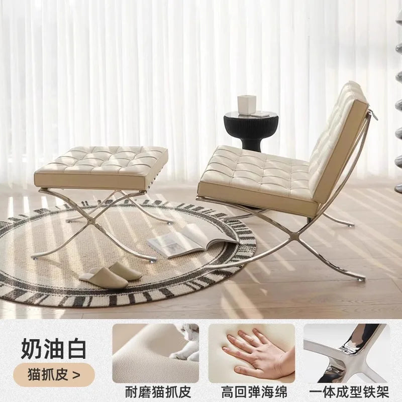 Light Luxury Nordic Chair Single Relax Designer Unique Living Room Chairs High Quality Camping Salon Fishing Muebles Furniture