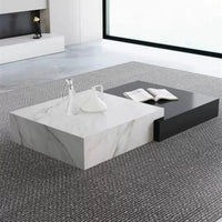 Italian Minimalist Rock Slab Coffee Tables Modern Minimalist Living Room Designer Coffee Table Creative Home Furniture FYCT