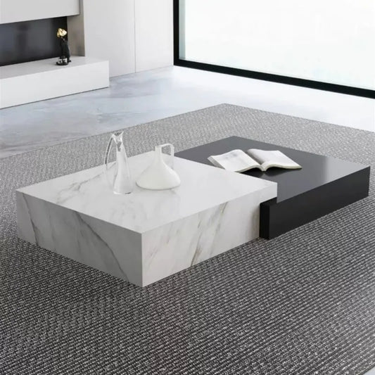 Italian Minimalist Rock Slab Coffee Tables Modern Minimalist Living Room Designer Coffee Table Creative Home Furniture FYCT