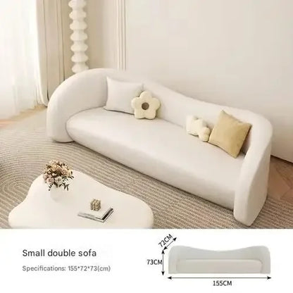 nordic living room Sofas minimalist lazy luxury europe Sofas family white salas y sofas muebles elegantes modernos Furniture
