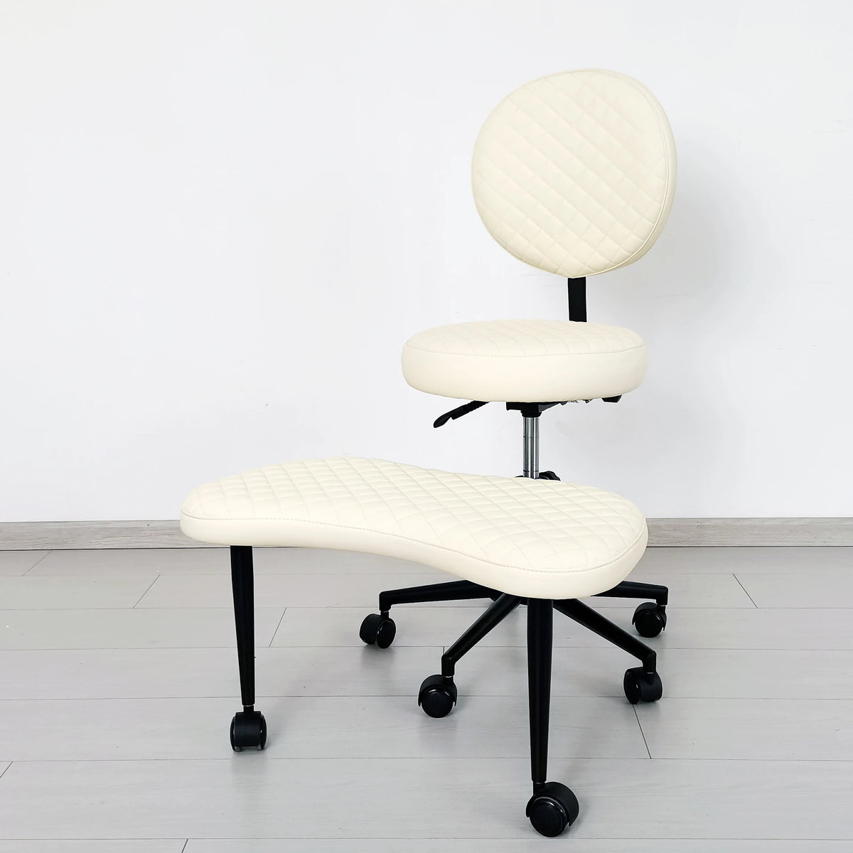 Cross Legged Chair - Meditation Chair With Wheels  ADHD Chair Height Adjustable Seat  Adjustable Footstool