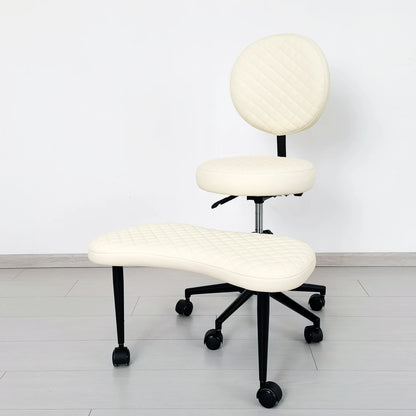 Cross Legged Chair - Meditation Chair With Wheels  ADHD Chair Height Adjustable Seat  Adjustable Footstool