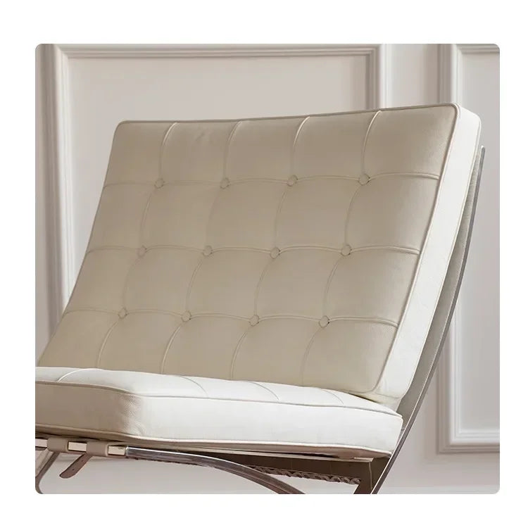 Designer Basarona Single Sofa Chair Balcony Business Guest Negotiation Reception Office Living Room Bedroom Leisure Furniture HY