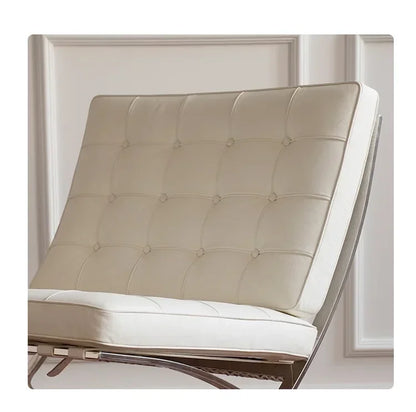 Designer Basarona Single Sofa Chair Balcony Business Guest Negotiation Reception Office Living Room Bedroom Leisure Furniture HY