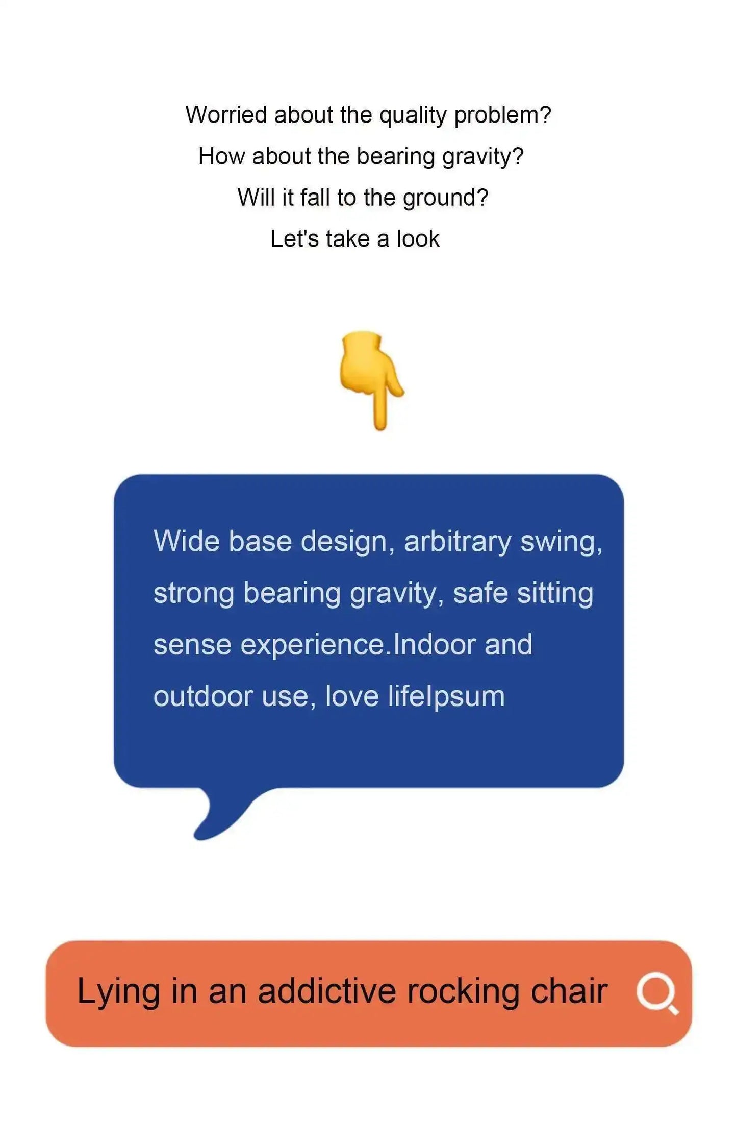 Nordic Designer Rocking Chair Creative Home Lounge Chair Villa Living Room Balcony Bedroom Lazy Lounge Area Sofa Bed N p