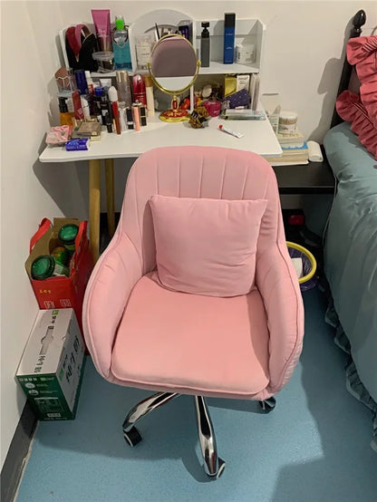 Lift Swivel Office Chairs Bedroom Home Armrest Backrest Leisure Computer Chair Student Dormitory Comfortable Learning Desk Chair
