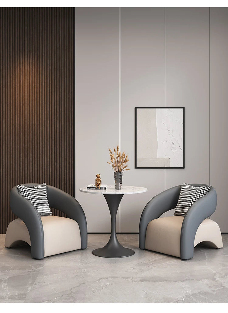 Living Room Chairs Modern Upholstered Armchair Accent Lounge Chair Comfortable Home Furniture Hotel Lobby Reception Salon