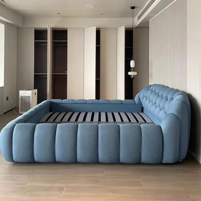 Lounge Clear Bed Decoration Beauty Room Decor Large Size European Sun Sleeping Bed Safe Letto Matrimoniale Trendy Furniture