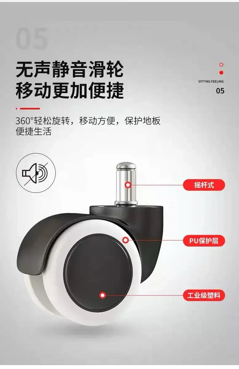 Home Computer Chair Girl's Bedroom Backrest Lift Swivel Chair College Student Dormitory Study Chair Comfortable Office Chairs
