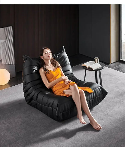 Oil wax leather caterpillar sofa, fashionable high-end atmosphere, living room, bedroom, shops and hotels can be used