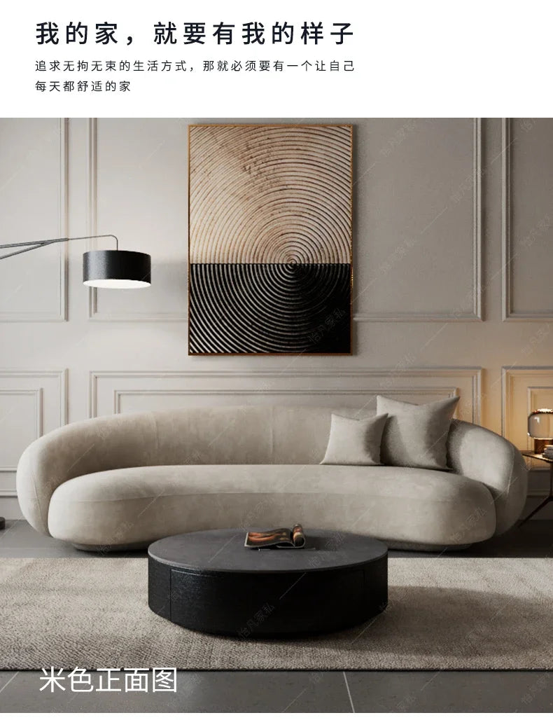 Elastic Luxury Living Room Sofa Modern Aesthetic Elegant Sectional Sofa Designer Replica Muebles Para El Hogar Nordic Furniture
