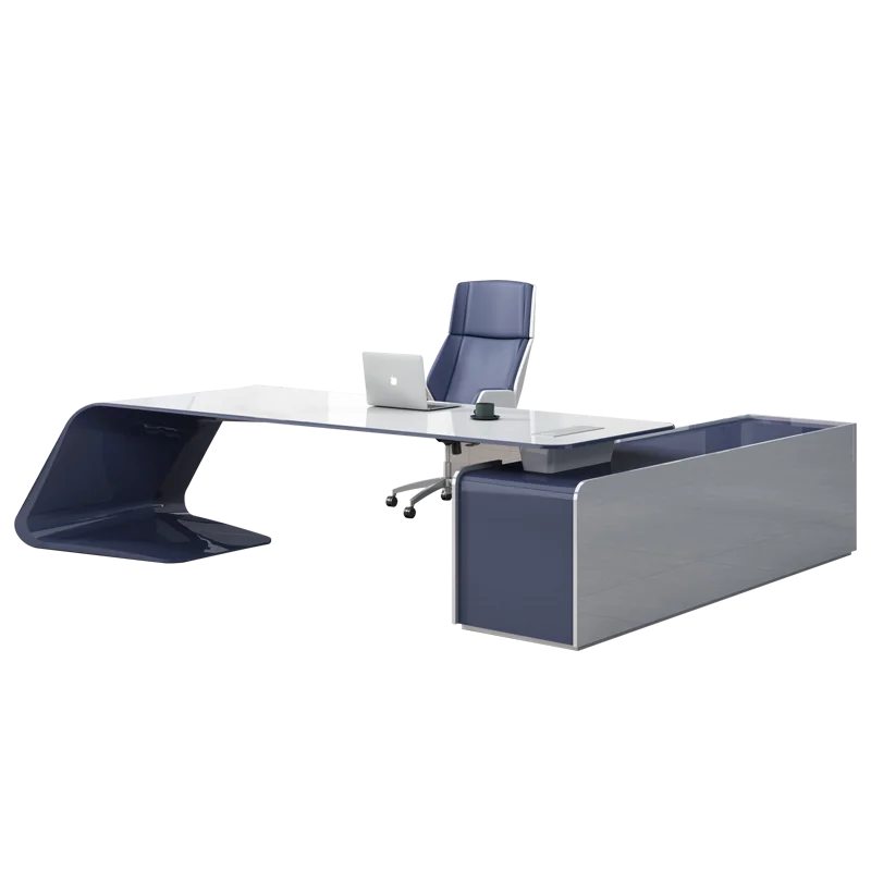 Escritorio De Oficina White Executive Luxury Office Table Office Desk Set Office Furniture Commercial Furniture Schreibtisch